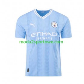 Koszulka Manchester City Domowe Stroje Piłkarskie 2023/24 Krótki Rękaw